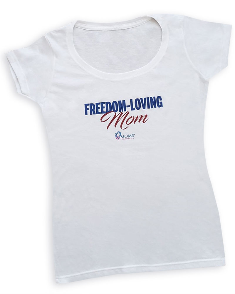 Freedom-Loving-Mom-T-Shirt - Found at the Moms for America Store