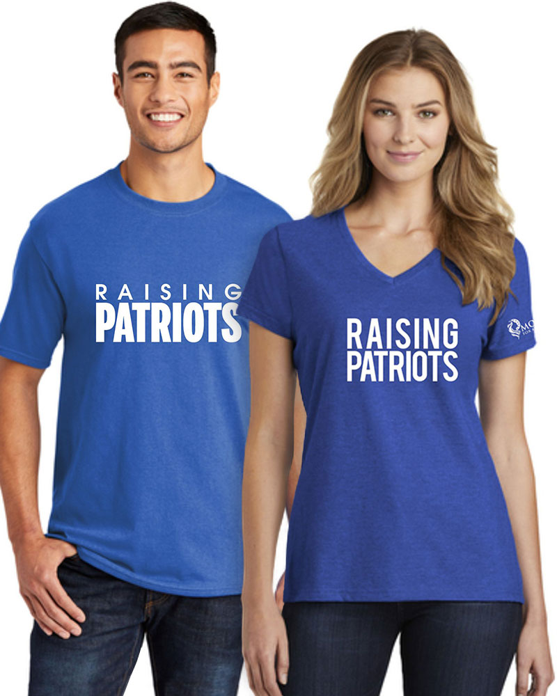 Raising Patriots T-Shirts - Found at the Moms for America Store