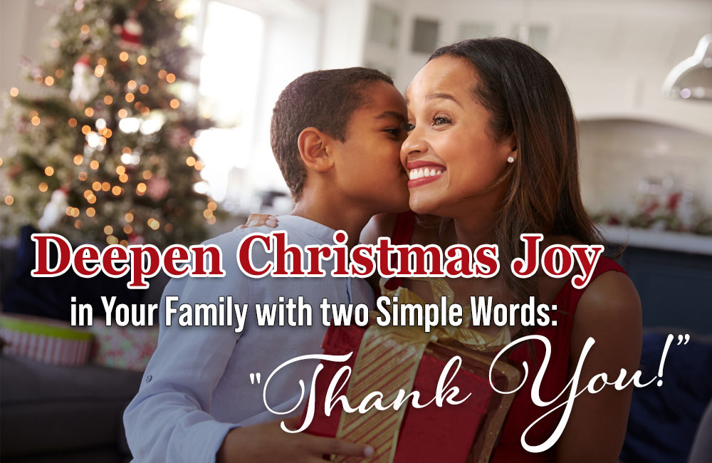 Deepen Christmas Joy - Moms for America Newsletter Blog