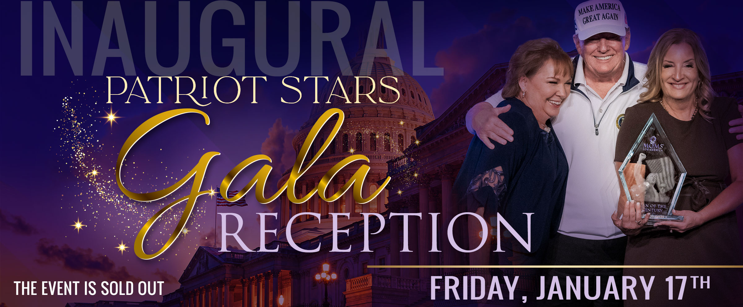 Inaugural Gala Reception - Patriot Stars Awards - Moms for America