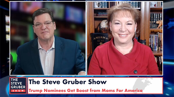 Kimberly on the Steve Gruber Show main image – Moms for America Media & News