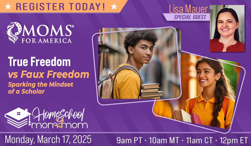 March 17, Homeschool Mom2 Mom Webinar