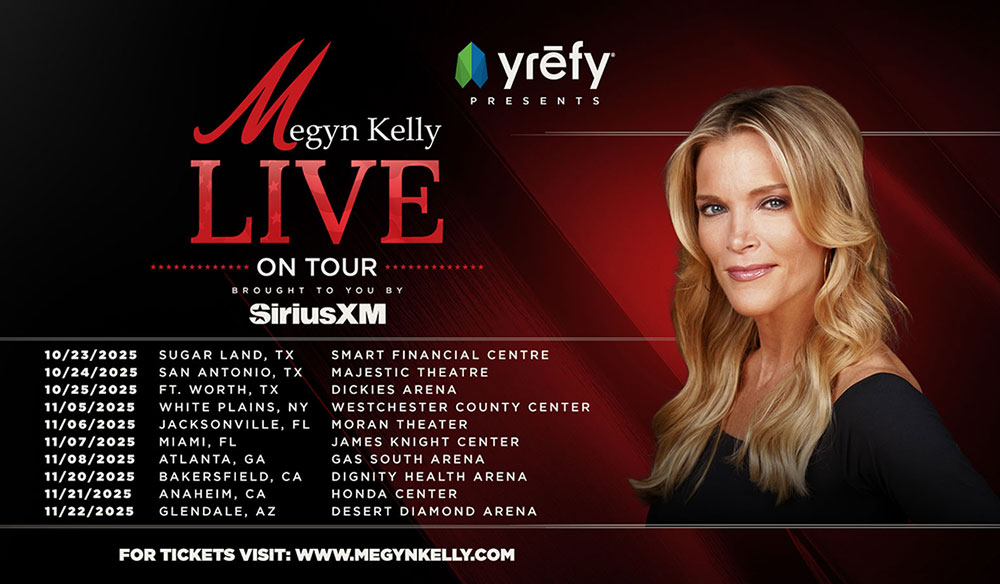 Megyn Kelly Live on Tour 2025 - Moms for America is a Sponsor